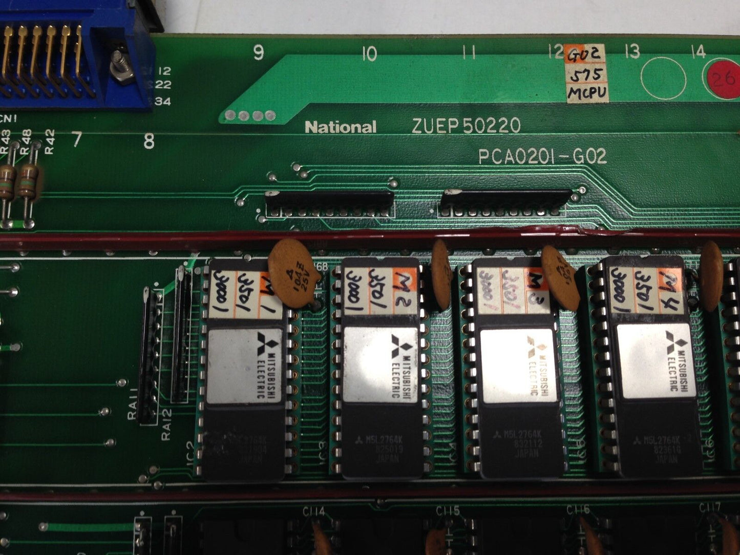 National Zuep 50220 , Pca0201-G02 Plc Circuit Board,Db