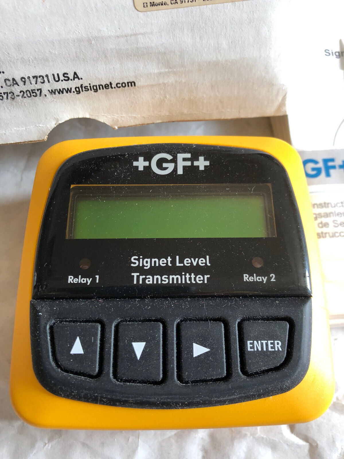 George Fisher 382502 +Gf+ 3-8250-2 Processpro Level Transmitter Field Mount,An