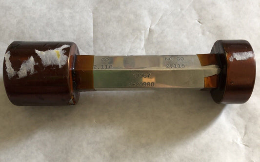 Pmc Plug Gage Go Nogo Pmc 2.110,2.115,Bv