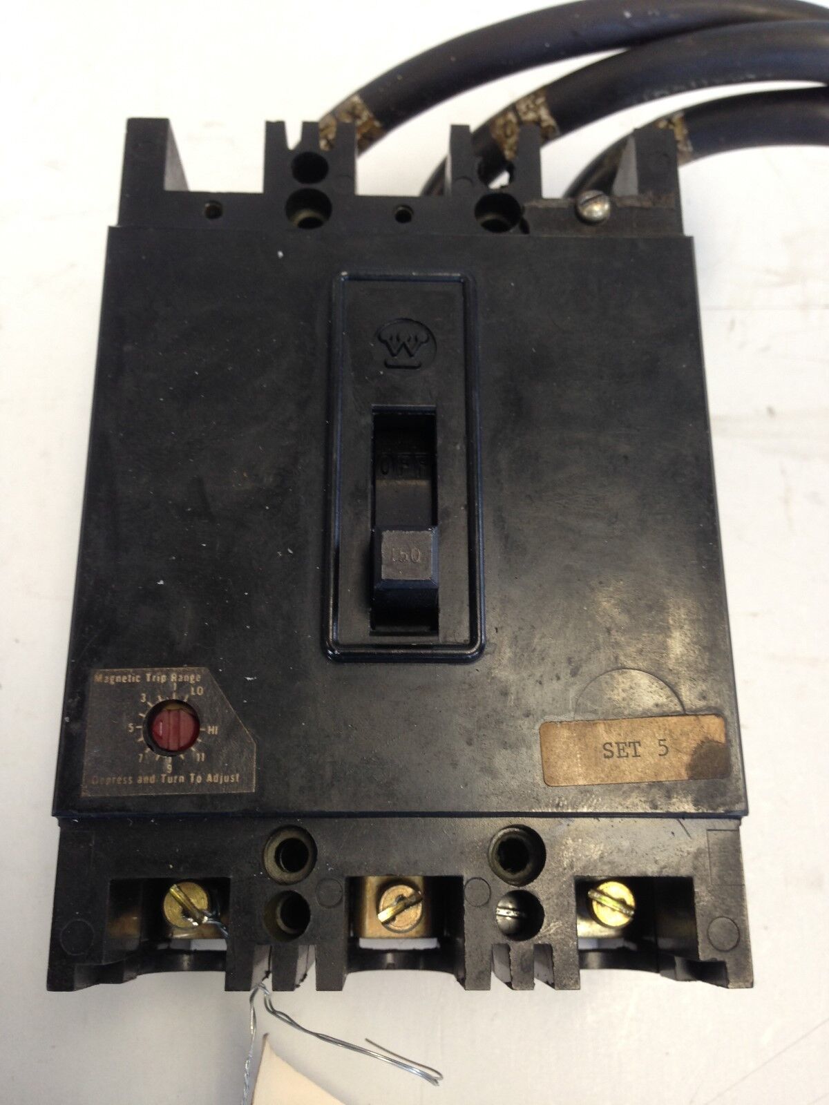 Westinghouse 57-E-4664,150 Amp Circuit Breaker, 600 Vac, 3-Pole,150A,3 Phase,Ag