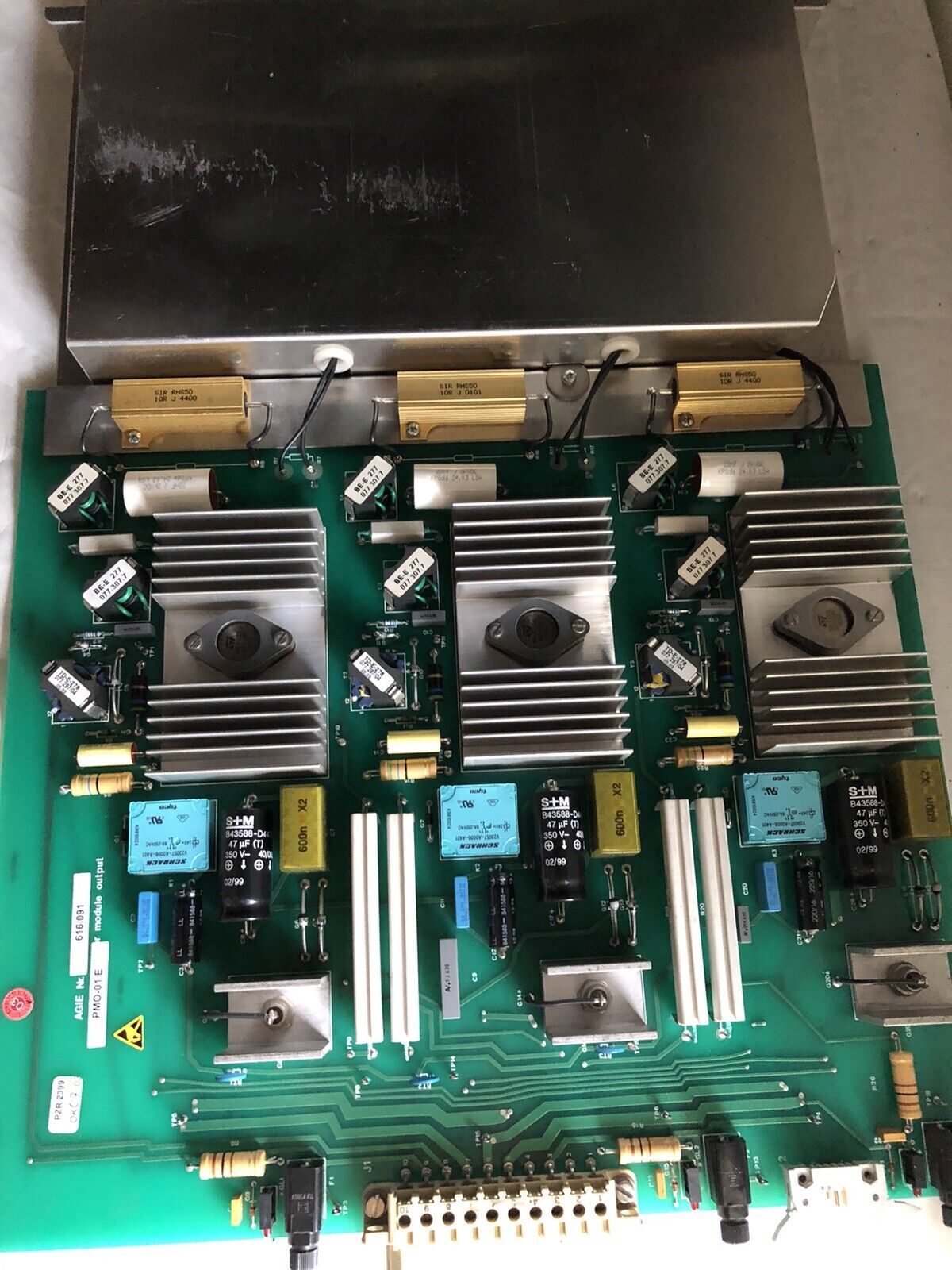 Agie 616.091 Pcb Board Pmo-01 E ,616091 Power Module Output,Pzr2399,To