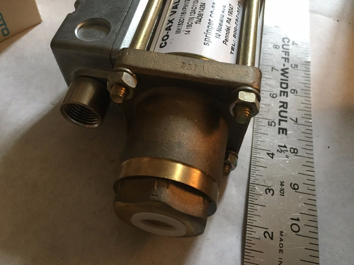 1/2" Npt Coax Mk15nc,Coax Mk152c116vpn1/2T3b Valve 14-15Cin-12Ac110a 16E,110V,An