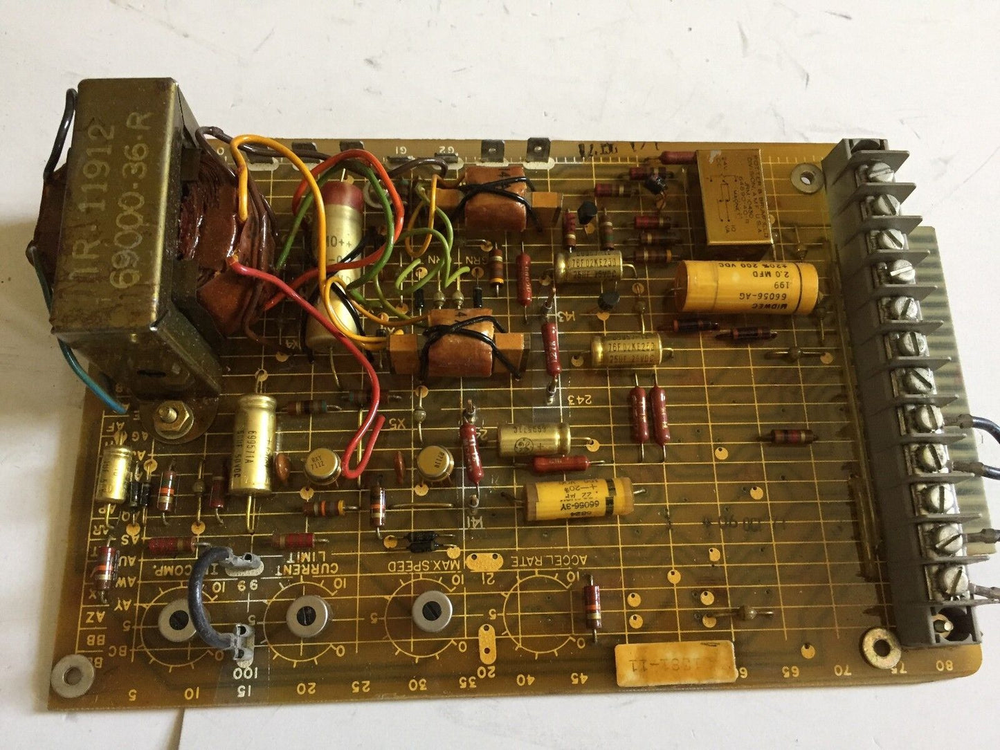 Reliance 0-51381-10 Baldor 51381-11,Tr-11912 Pc Board Drive Control,Sk