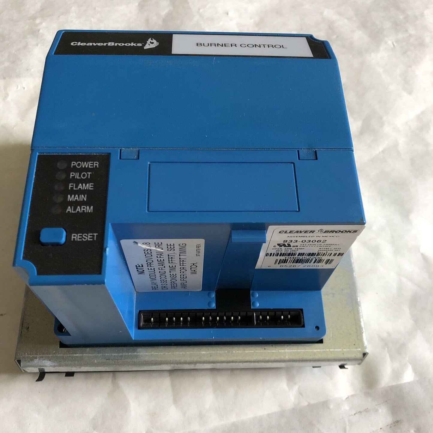 New Cleaver Brooks R7140l2015,833-03062 W/Base,833-2730 Burner Controller,Er