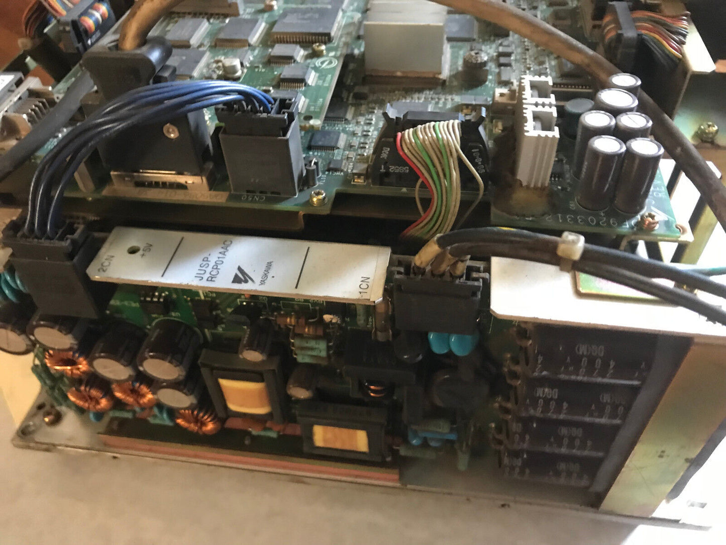Yaskawa Jusp-Rcp01aac,Ra8616-023-33 Cacr-Up6aac,Jasp-Wrca01 Servo Unit,Ey