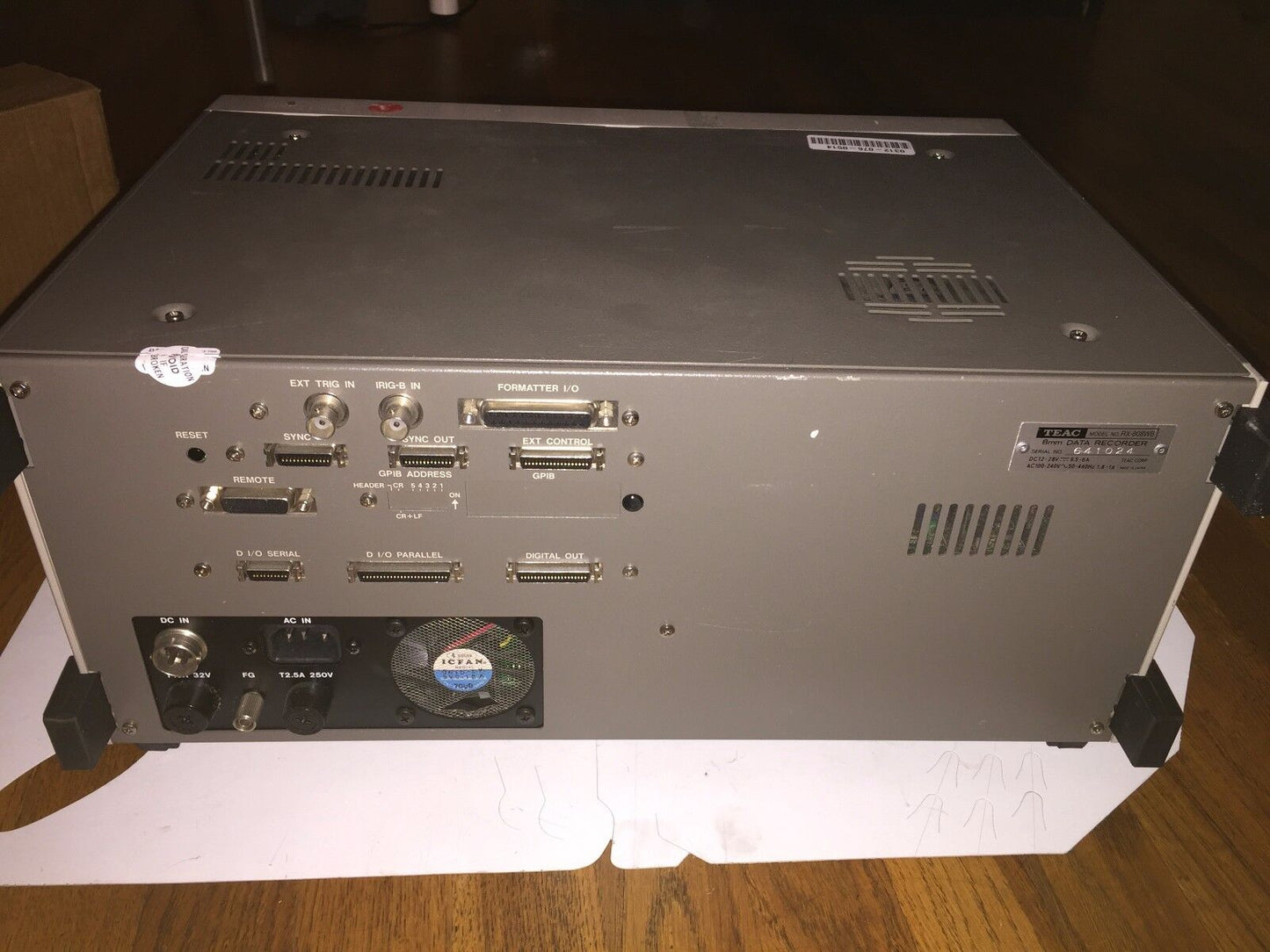 Teac Rx808wb Teac Rx-800 8Mm Data Recorder,Bg
