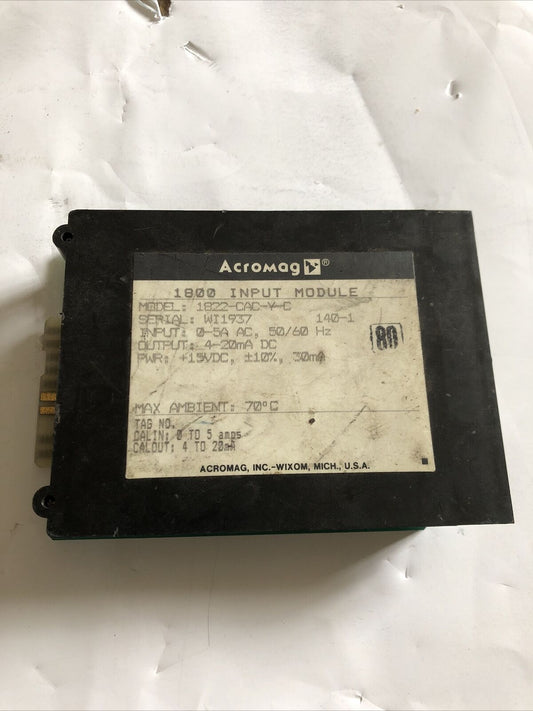 Acromag 1822-Cac-Y-C Unput Module, Acromag 1822-Cac-Y,1800 Input Module,Ab