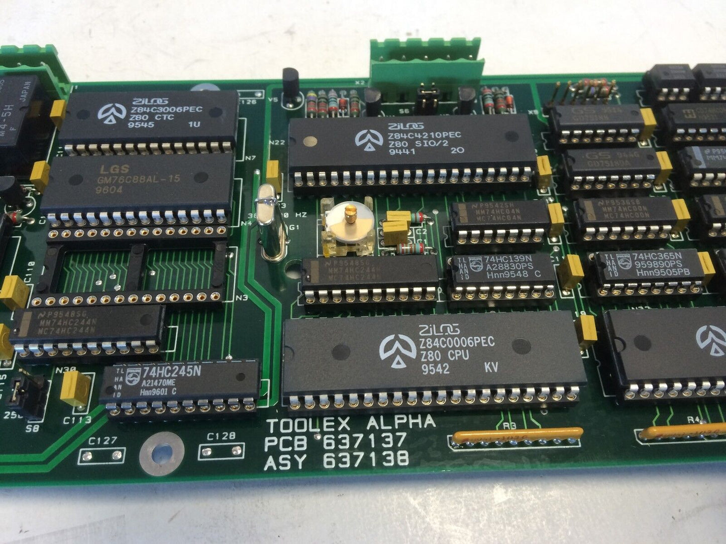 New  Old Toolex Alpha Pcb 637137, Asy 637138 Pcb Card, Circuit Board,Em