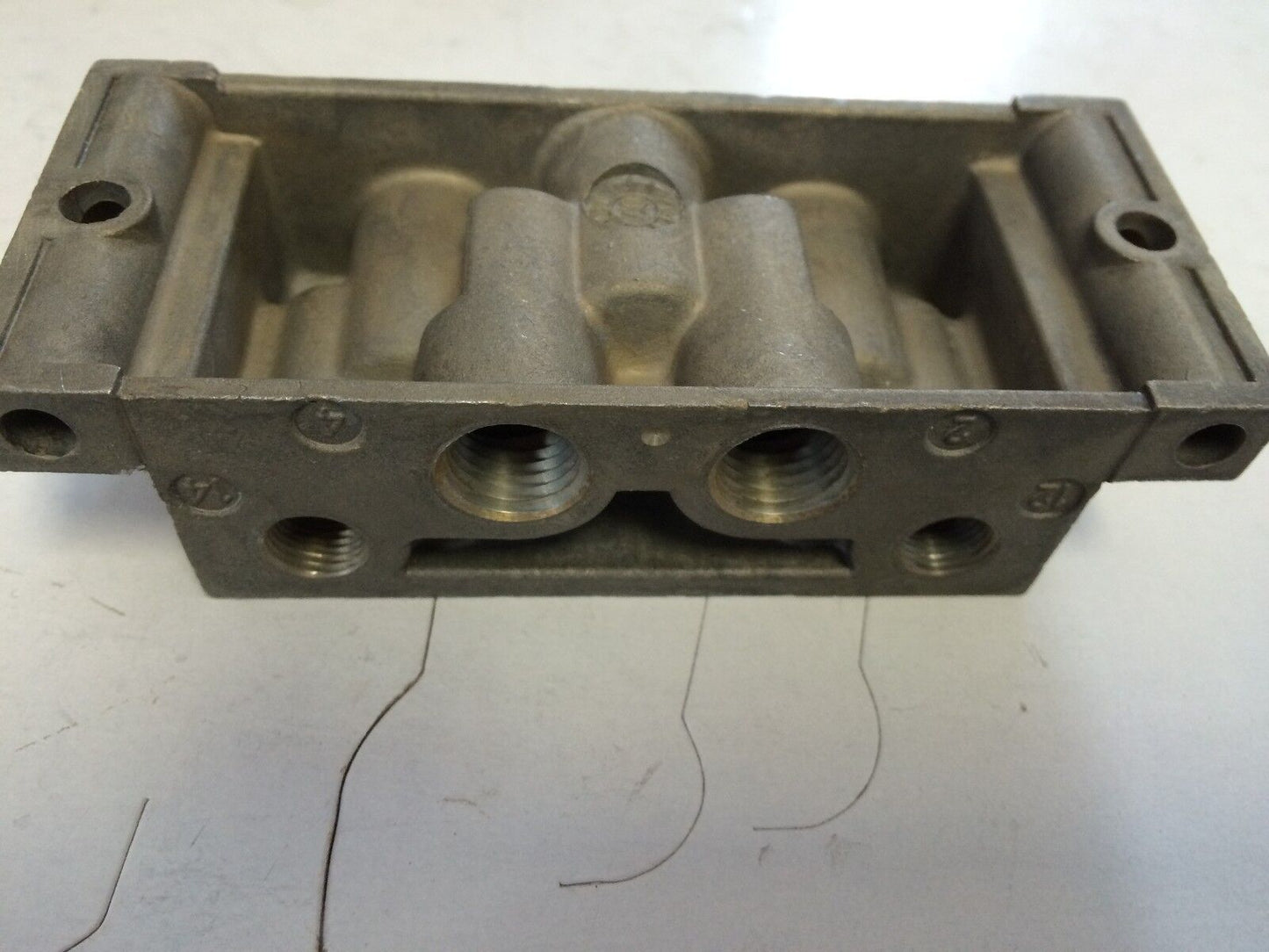 New Mdtal Work Pneumatic Port Base,0228000100U,Iso5599,Vdma24345,Size1,Form A,Fb