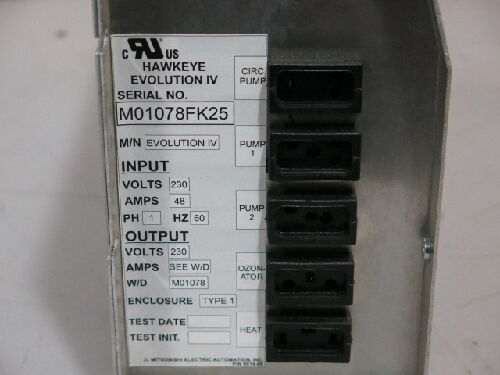 New Mitsubishi 9014-01,9014-06,Ul1563 M01078fk32 Hawkeye Evolution Iv M01078,Ex