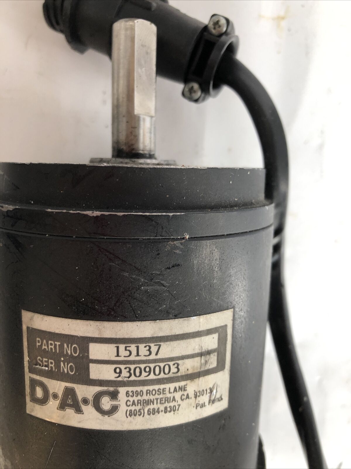 Dac 15137 Servo Motor,Shaft Diameter: 1/2",Shaft Length: 1-1/2",Fl