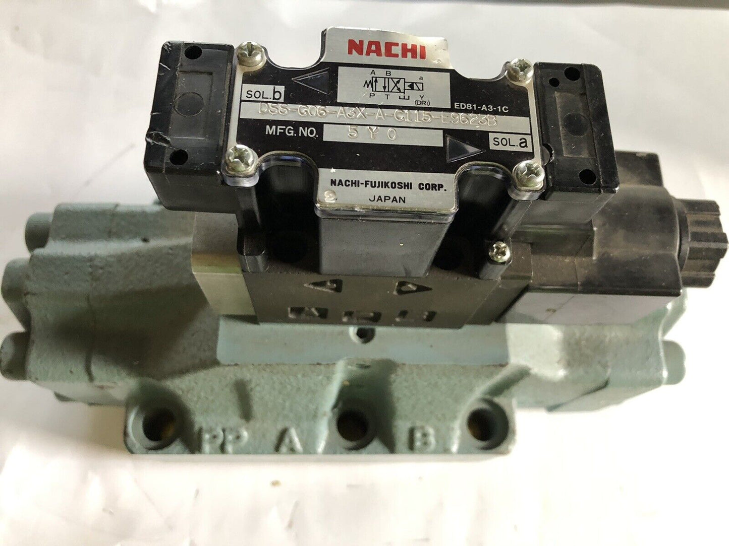 Nachi Dss-G06-A3x-A-C115-E9623b Hydraulic Directional Valve 5Y0,Dhe10-06-1A,Ex