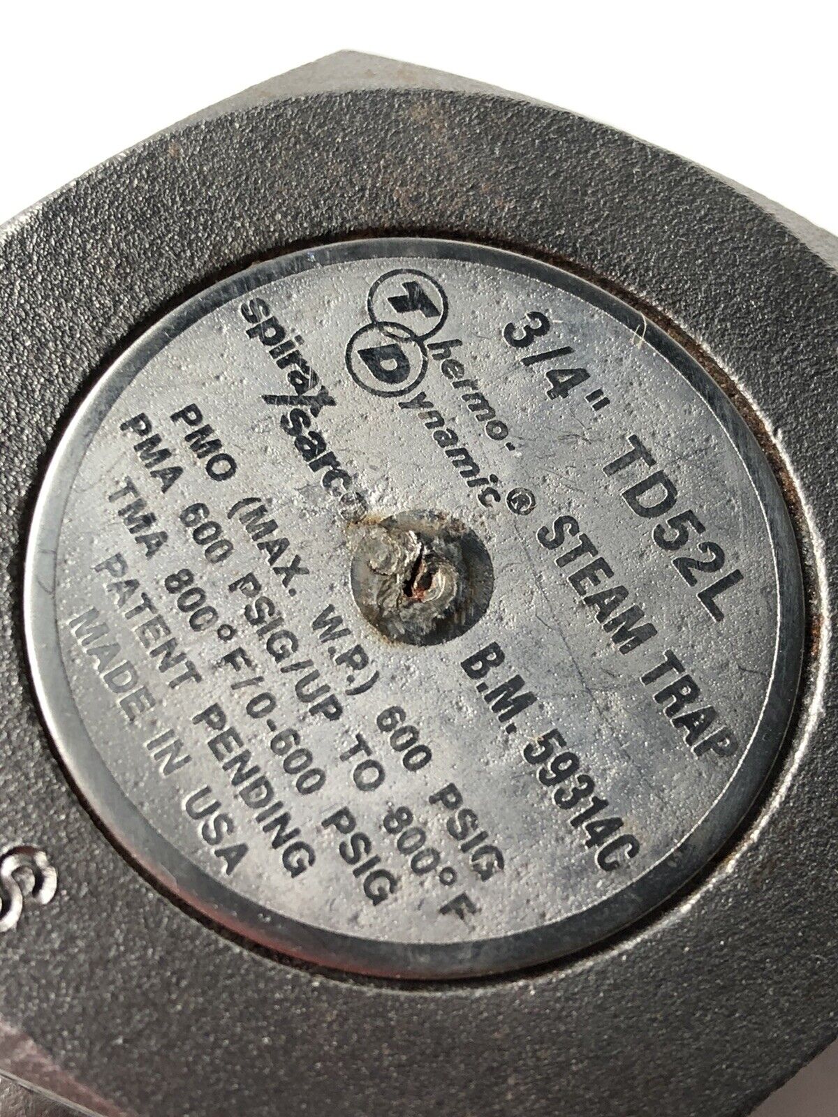 New Spirax Sarco Td52l Steam Trap,3/4" Td52l,B.M. 59314C Thermo-Dynamic,Hj,Ao