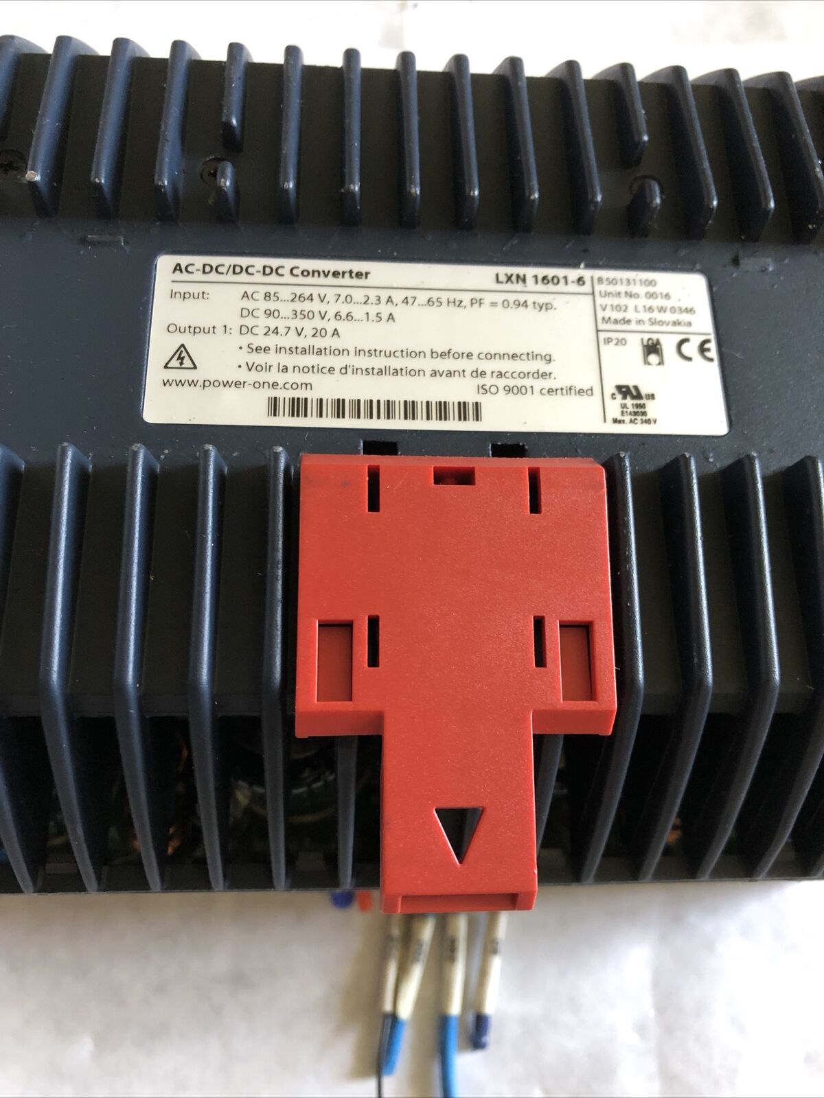Power One Lxn 1601-6 Convert Select 240 Ac-Dc/Dc-Dc Converter,Ed