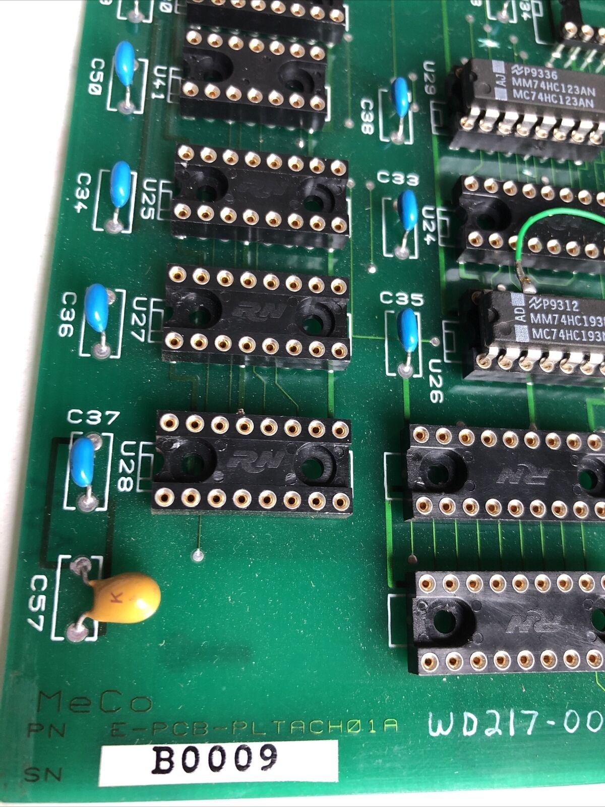 Meco  E-Pcb-Pltach 01A ,Meco E-Pcb-Pltach O1a  Servo Control Board,Fg