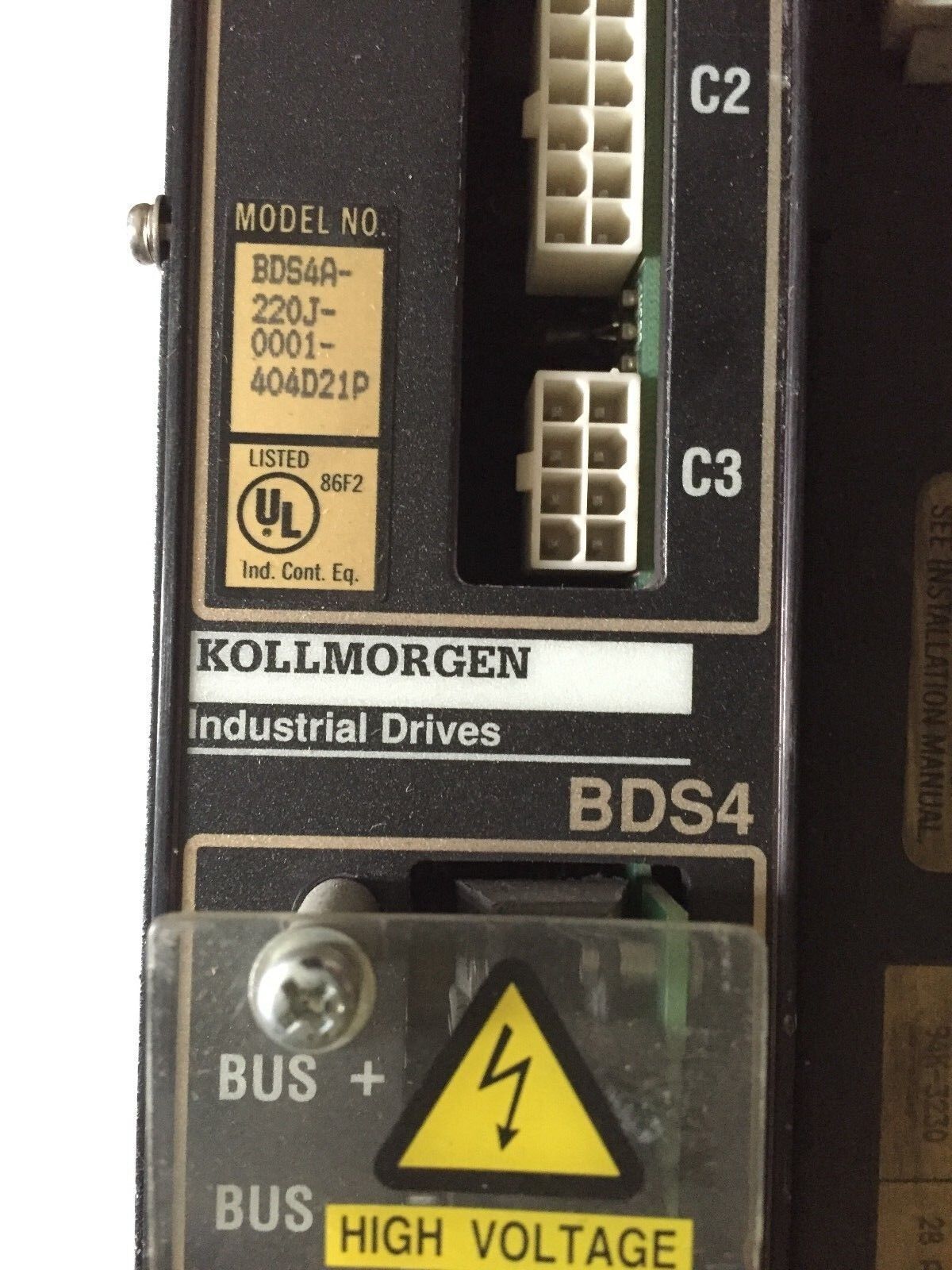 Kollmorger Bds4a-220J-0001-404D21p,Bds4,Industrial Drives,Servo Drive,Df