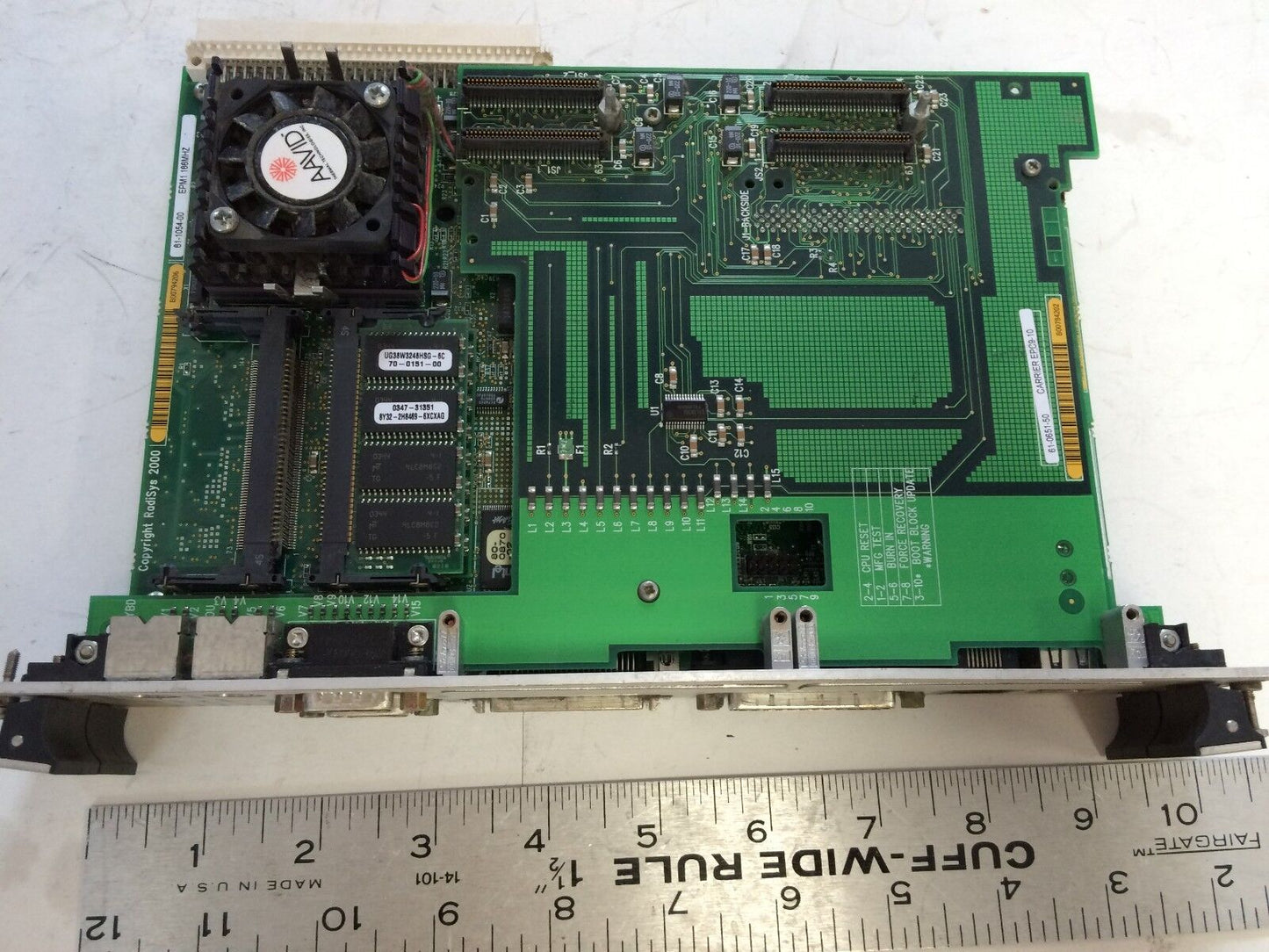 Radisys Epc-9,61-1054-00 Epm1,61-0651-50,61-0913-150,60-0305-05, Cpu Board,Ee
