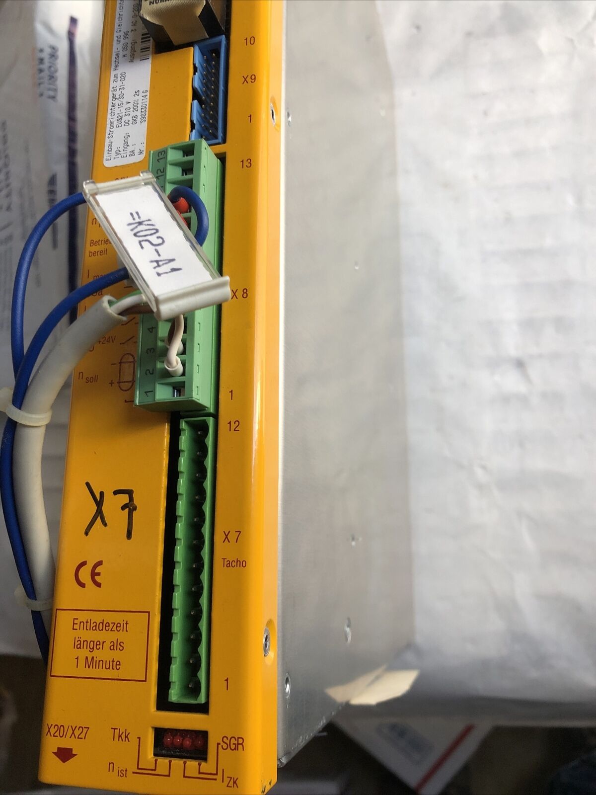 Baumuller Nurnberg Eus21-15/30-31-020 Servo Drive,Bedas Eus 21,15-31,Mm61005,Fa