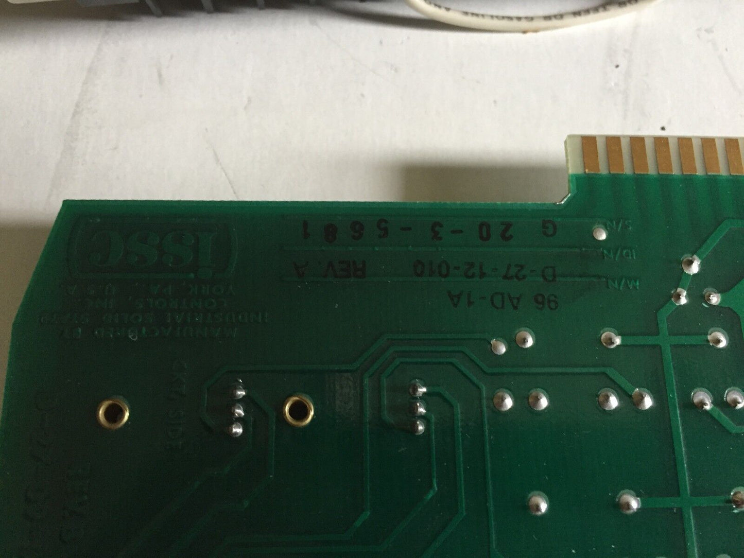 Issc 96Ad-1A,D-27-12-010,D-27-09-002 Honeywell I/O For Ipc Rack 115V,Ea