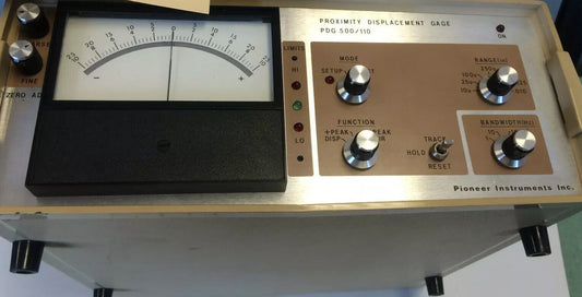 Pioneer Pdg 500/110 Proximity Displacement Gage,Bm