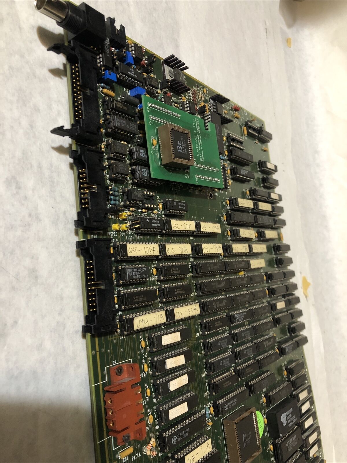 Systronics 89053181 Rec.C, 89482016  Circuit Board W/ 89482037 Bt121,Bv