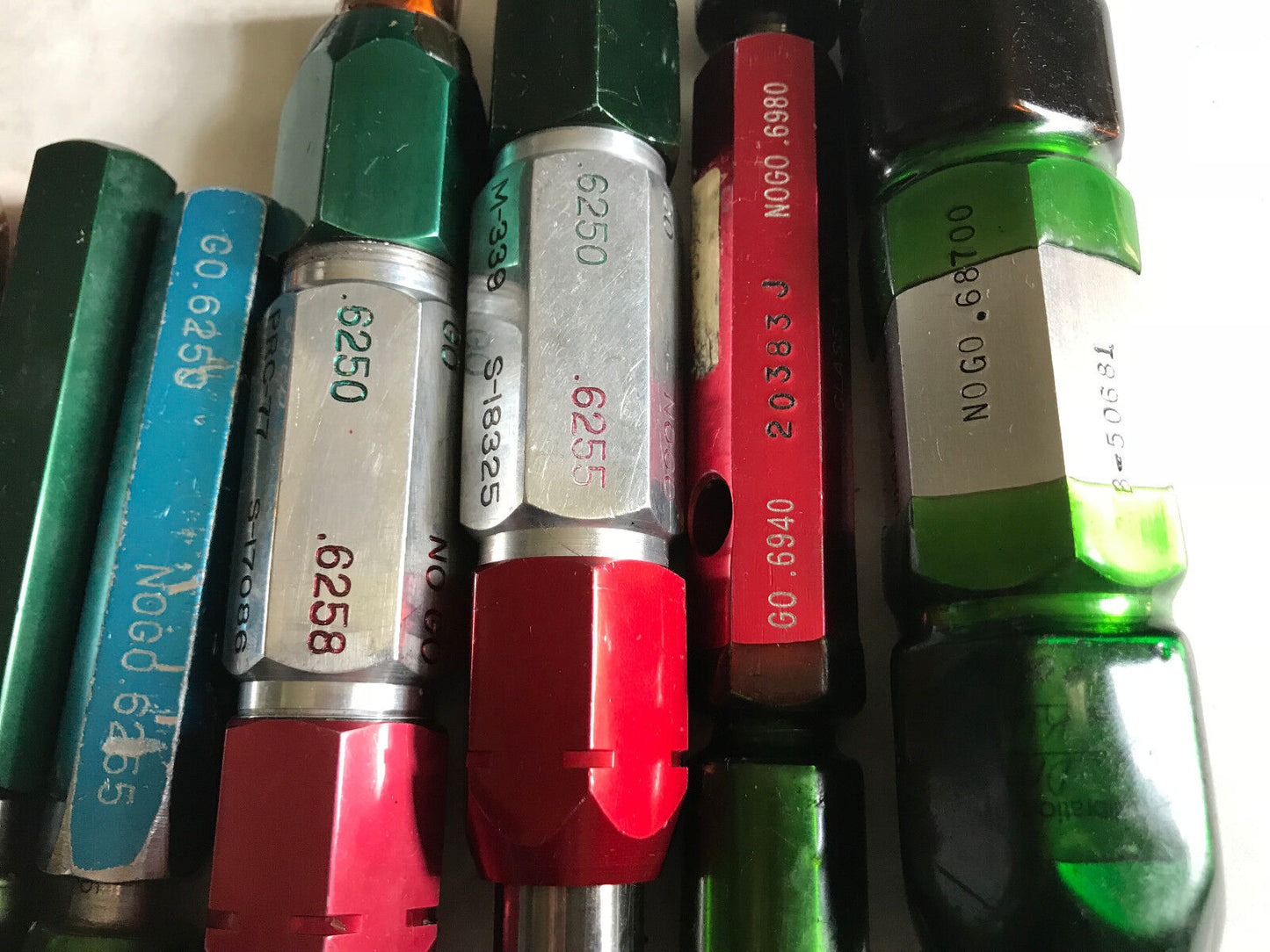 Lot Plug Gage Go Nogo Van Keuren .6841,68700,6940,6980,612,616,6250,6255,6258,Es