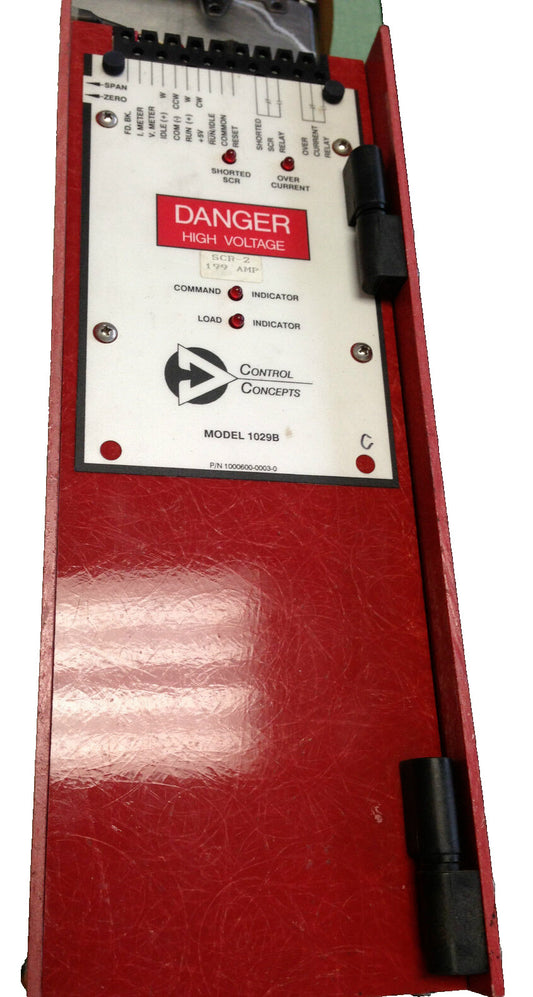 Control Concepts 1029B,Scr-2 199Amp 1029C Scr Power Controller,240Vac, 50A..,To