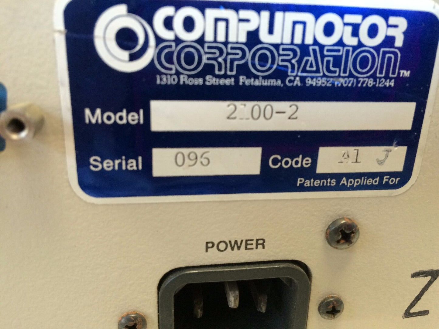 Parker 2100 2,Compumotor 2100-2   ,2100 Series Indexer,Cx