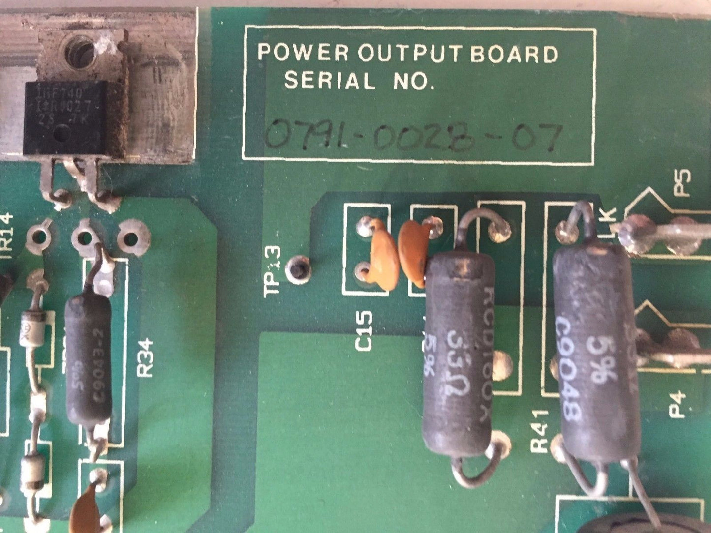 Ameritherm 003-0028-1 Rev.A Power Output Board 00300281,Bz