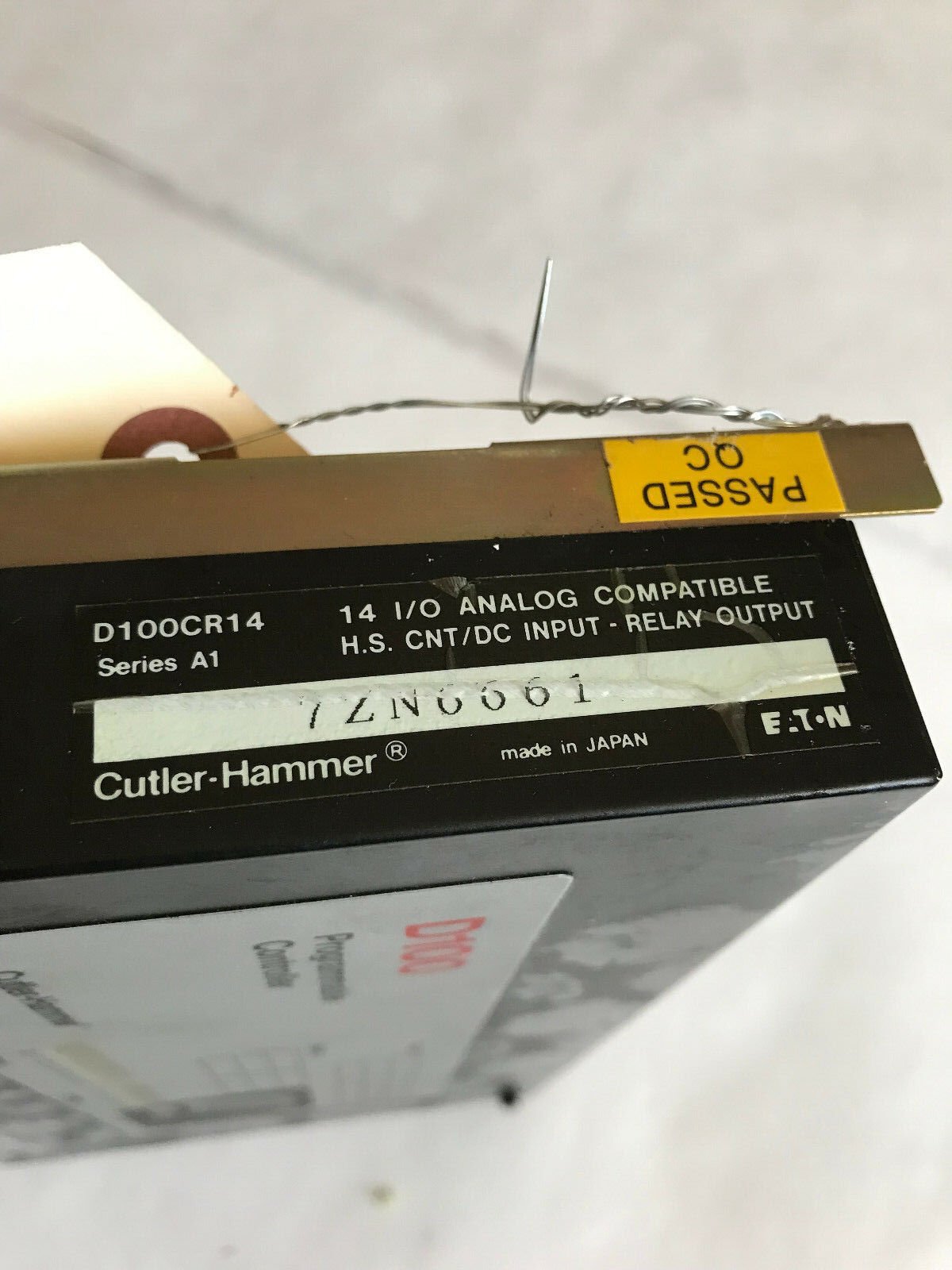 Cutler-Hammer D100cr14,Eaton D100 Plc Programmable Controller 7Zn6661,Sd
