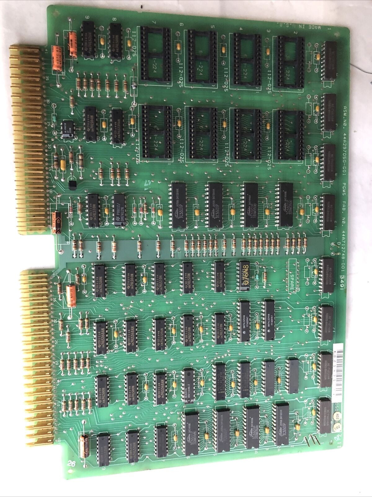 Ge Fanuc 44A297050-G01 Board Pgm5 Cnc,44A712748-001,44B712867-002/1,Fe