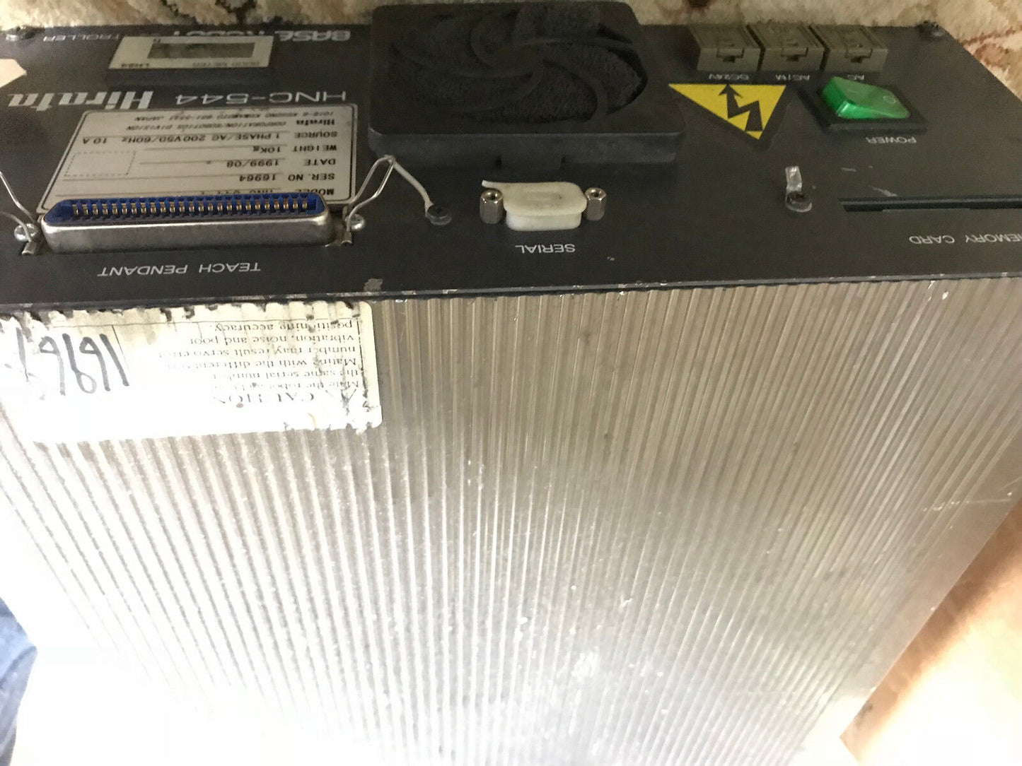 Hirata Hnc-544-4 Base Robot Controller Input 1Phase 200Vac 10A  Hnc-544,En