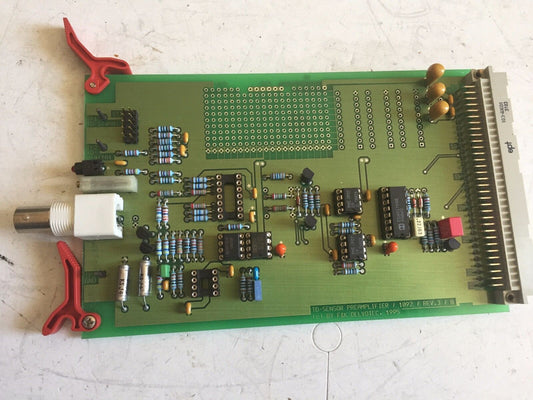 New Td-Sensor Preamplifier/1092,F&K Delvotec 1092 Preamplifier/1092/Rev.3/B,Ae