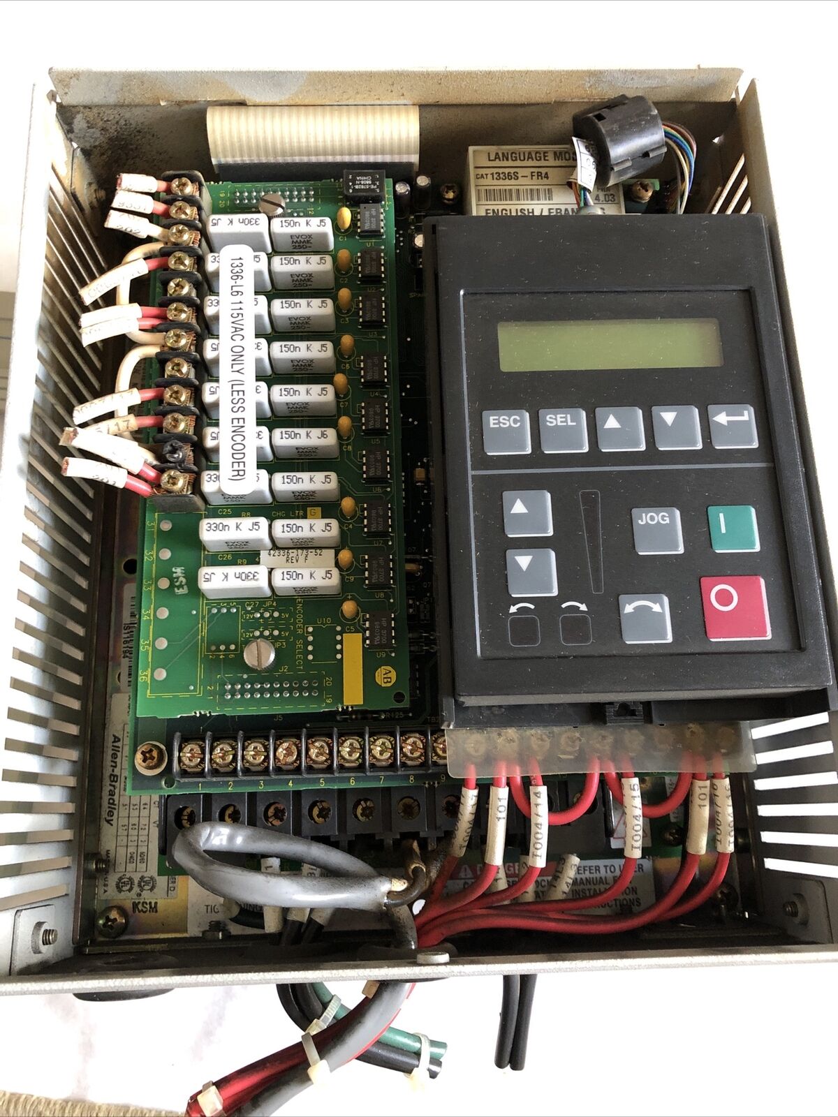 Allen Bradley 1336S-Brf30-An-Fr4 Drive,1336S-Fr4,1336Plus Sensorless,Dg