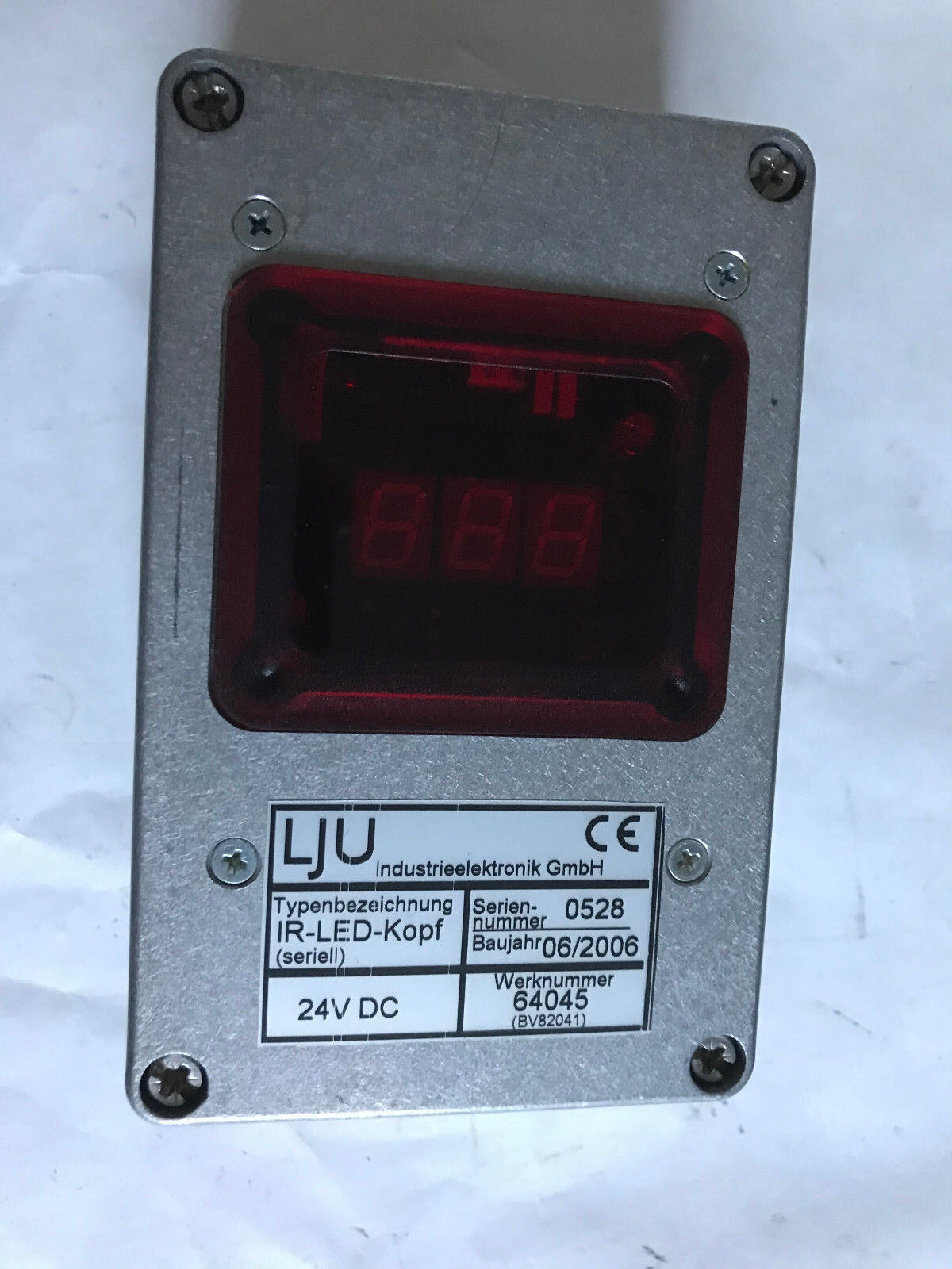 New Lju Ir-Led-Kopf Weight Scale 3-Digit Dro 24V Dc  Werknummer 64045,Et