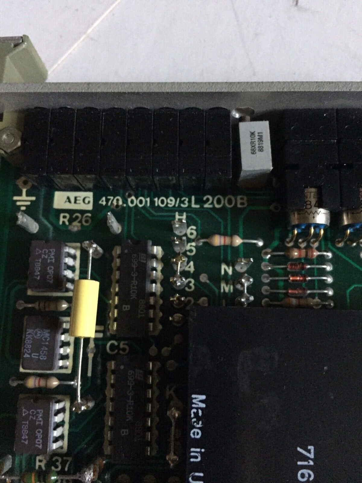 Aeg 470.001109/3 L200b Schneider Aeg/A81 Control Board 470001109,By