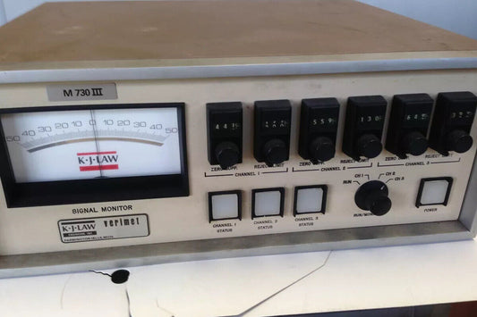K.J. Law M730iii Verimet Signal Monitor, 90-250Vac,394 12V  Plc Controller,Fb