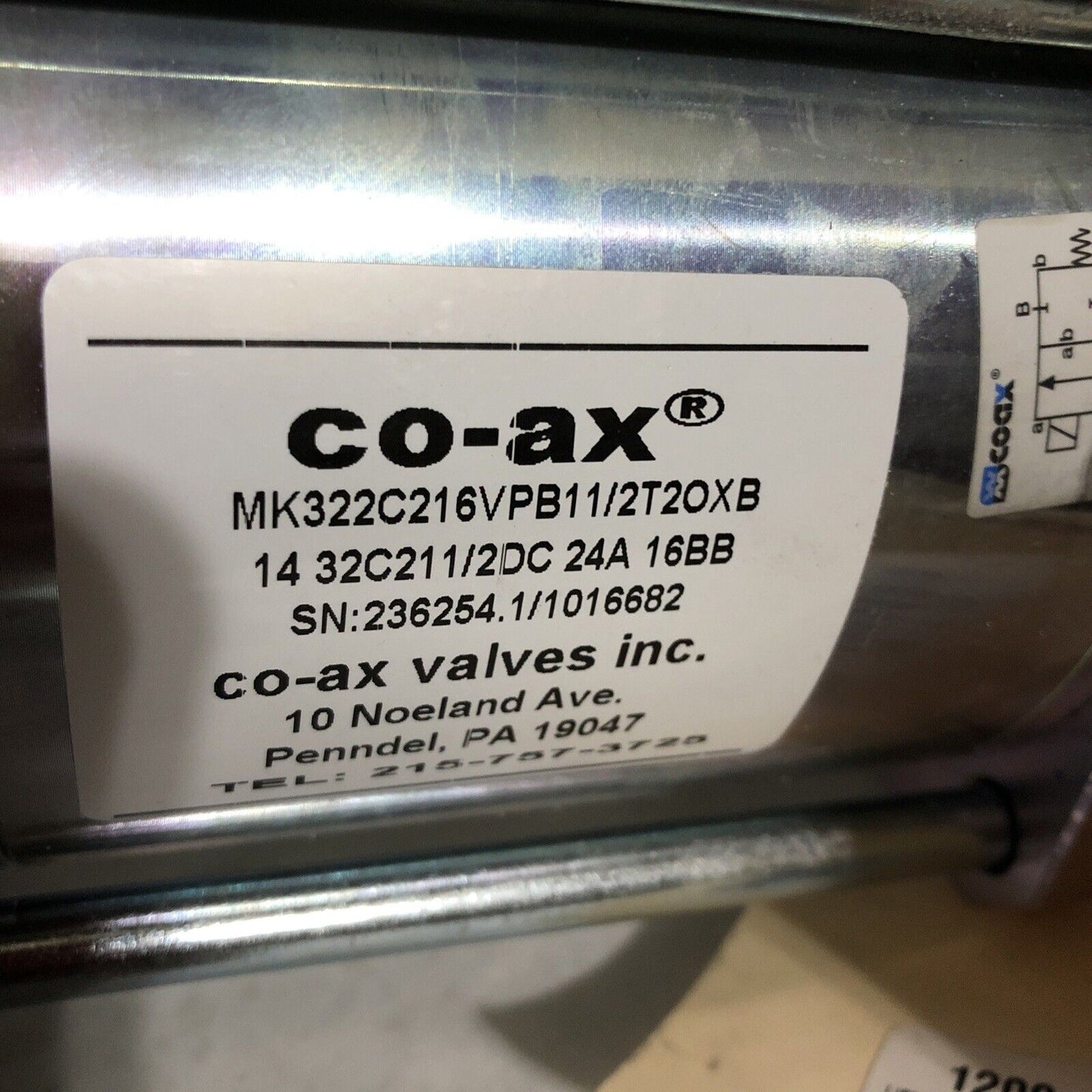 Co-Ax Mk 32 Nc Emulsion Solenoid Valve,1-1/2" Npt,Mk322c216vpb11/2T2oxb,Bq