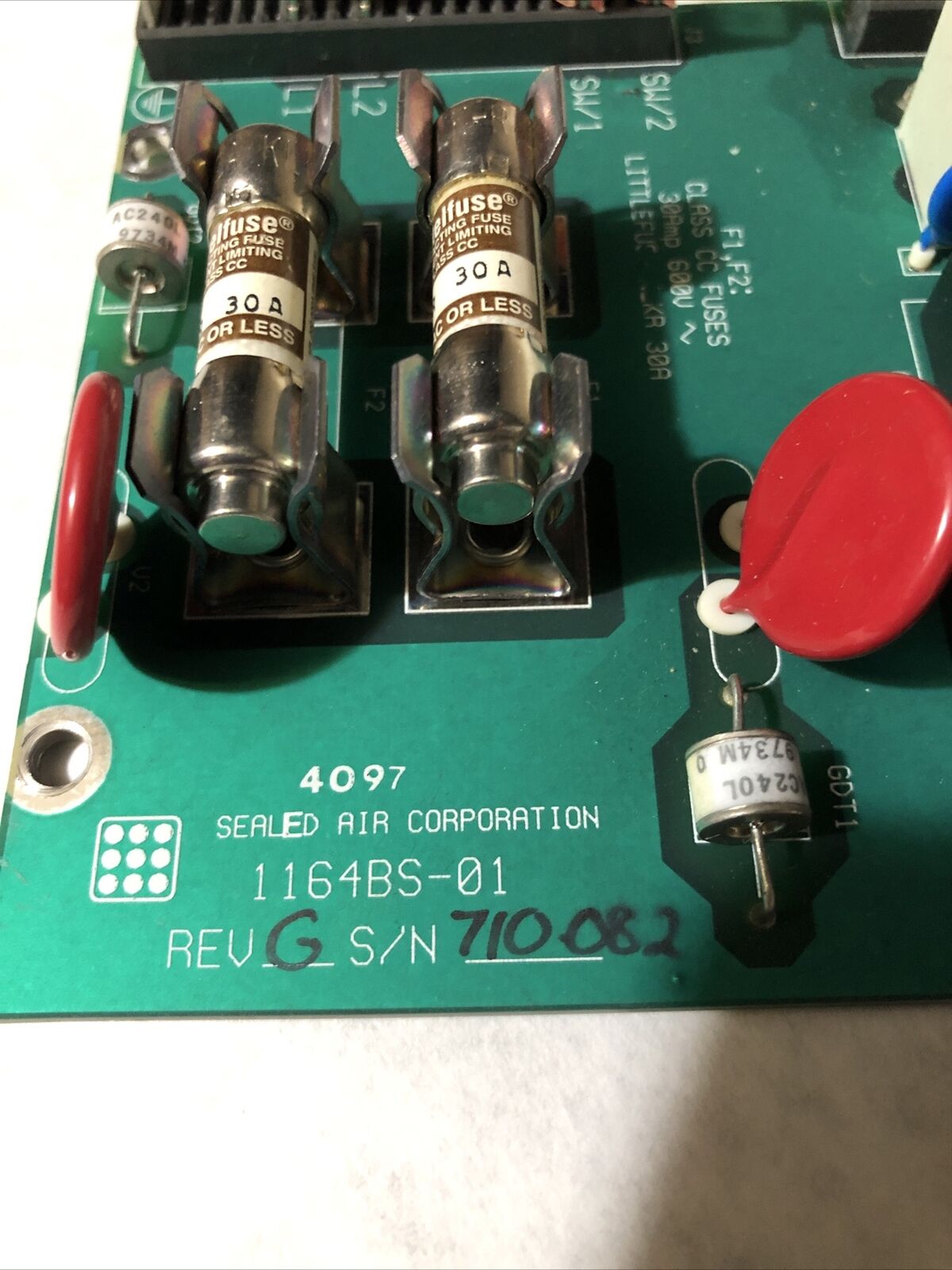 Sealed Air Corporation Circuit Board 1164Bs-01 Rev G,Bv