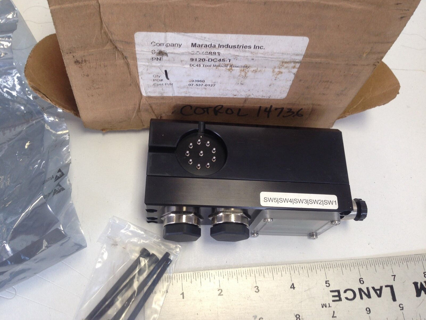 New Ati 9120-Dc45-1 Robotic Tool Module Assembly Dc45t,Db