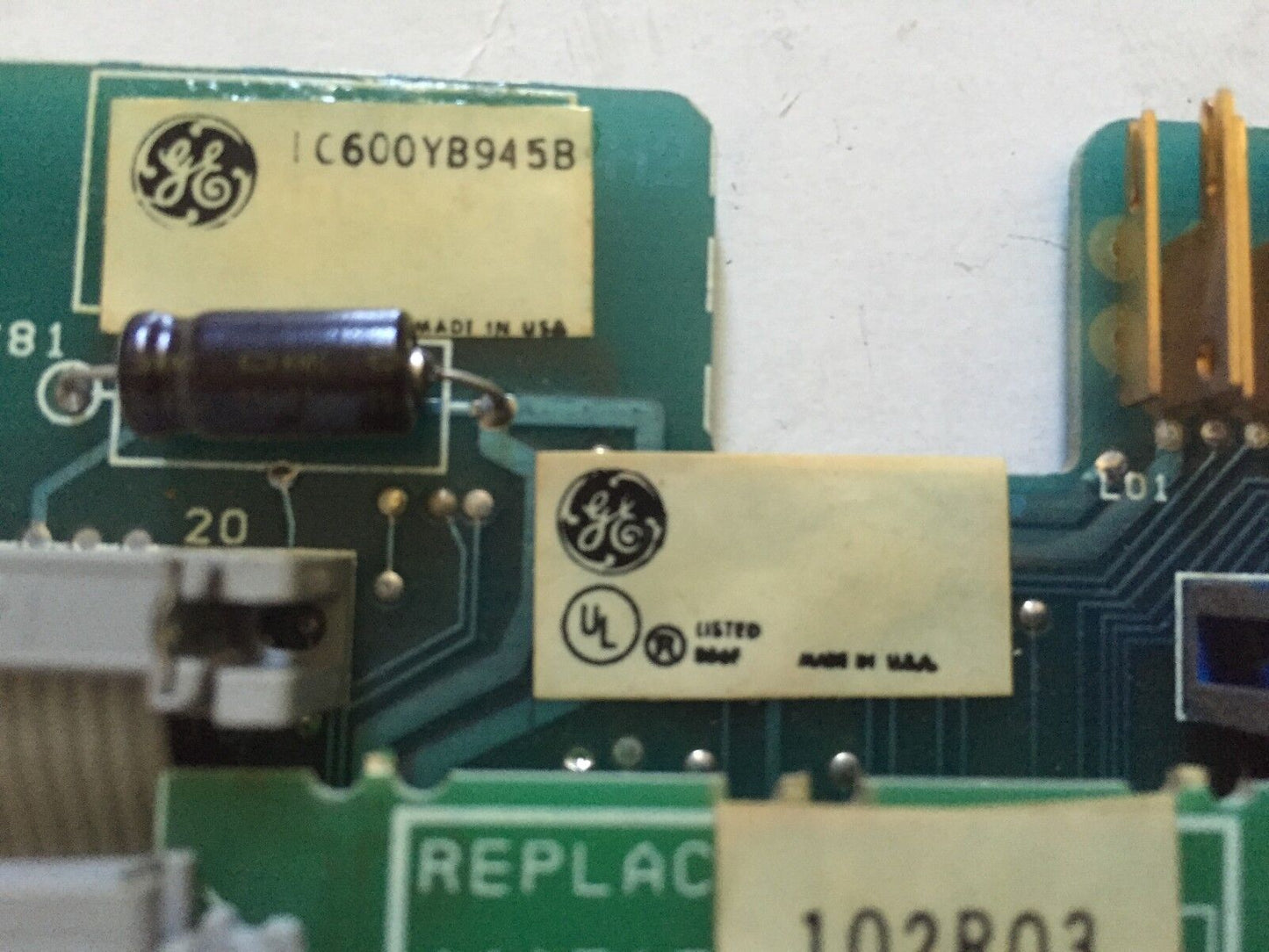 Fanuc Ge Ic600yb945b,Ge 44A719299-001, Output,Ge 44A717587-G01,Ee