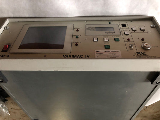 Mac Vm4det120 Magnetic Analysis Vm-4,Varimac Iv Eddy Test Comparator,Bh