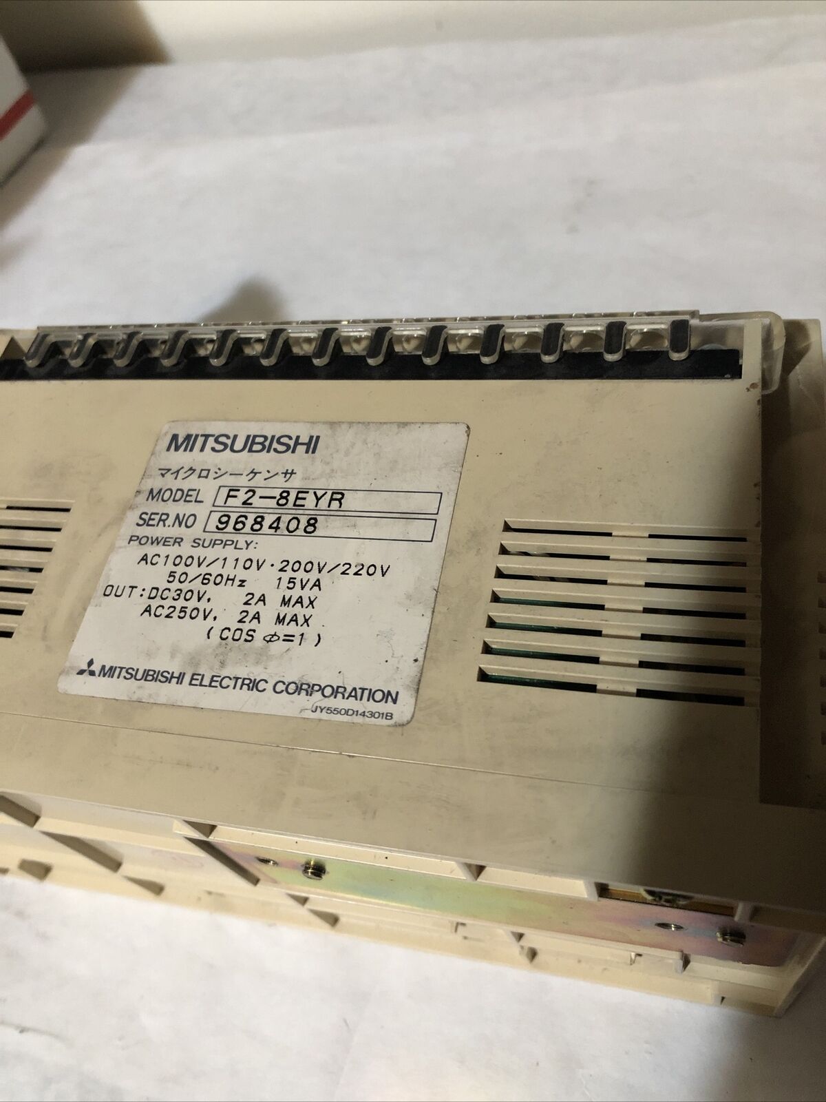Mitsubish F2-8Eyr  Electric Melsec F2-8Eyr Melsec F2-8Ey Ac 110V 220V,Sa,Bu