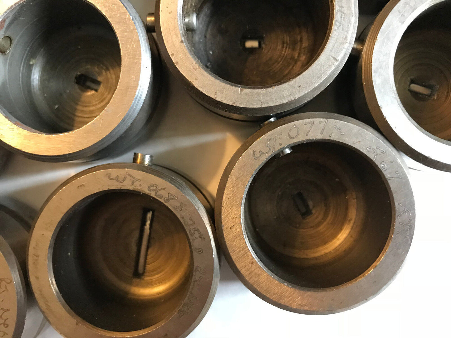 Lot 3 Sets Wilson Thin Rectangle Punches & Dies Wt .062X.750,.080X.18,.076,Ad