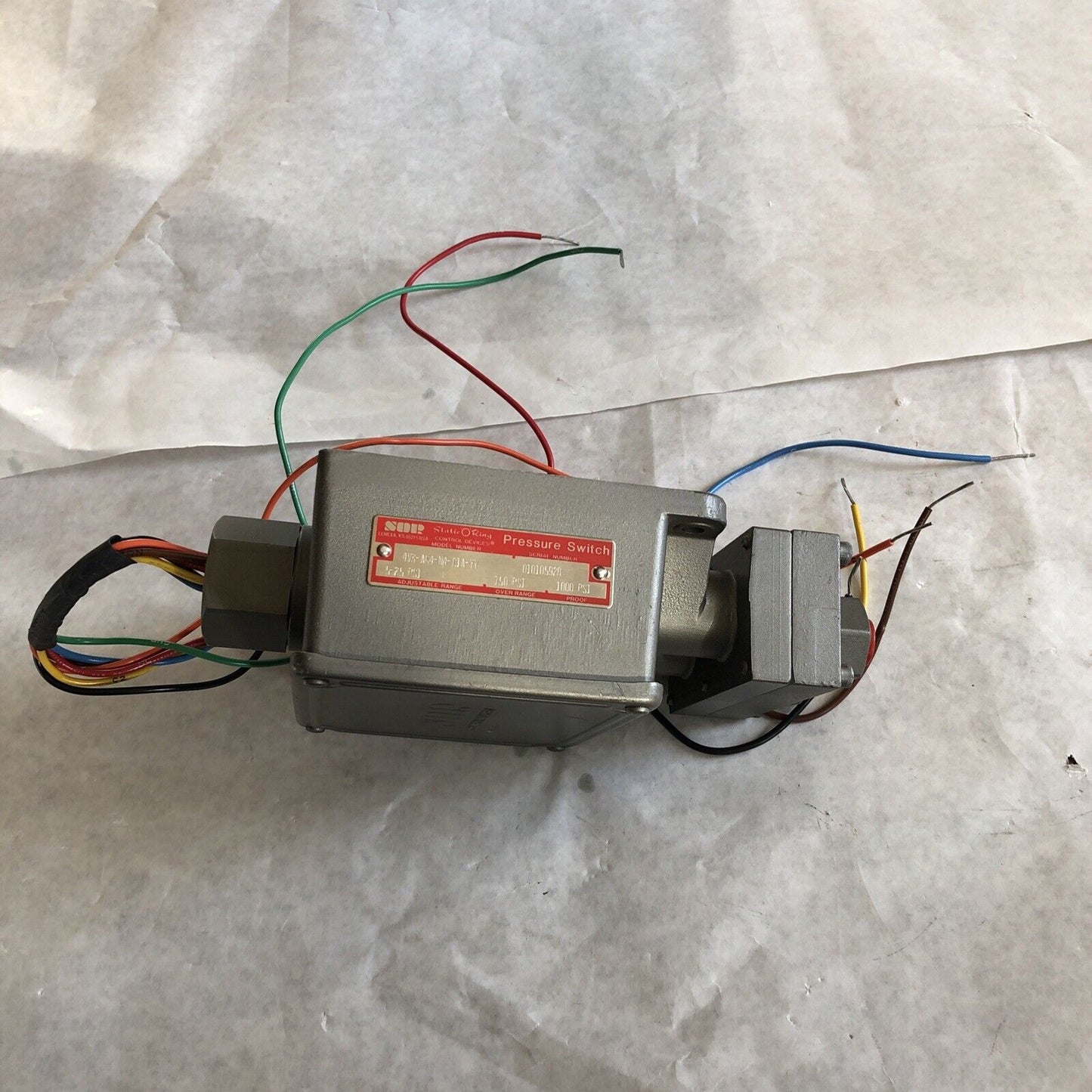 New Sor 4V3-Ac4-N4-C1a-Yy Pressure Switch 5-25Psi Ovrrg 750Psi Proof 1000Psi ,Ee
