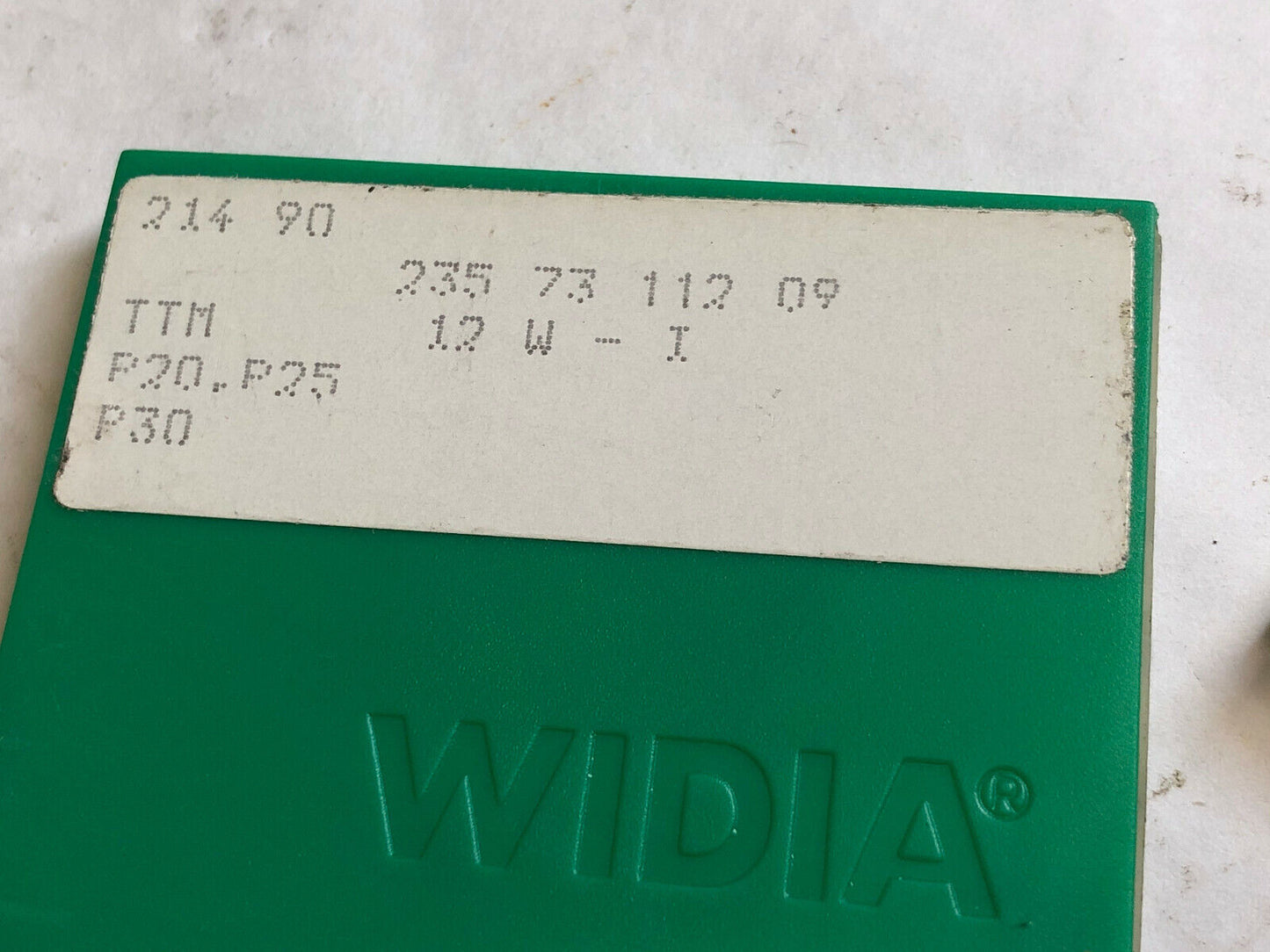 New Lot 50 Widia 214-90 235 73 112 09 Ttm Carbide Inserts, Grade 12W-I,Tl