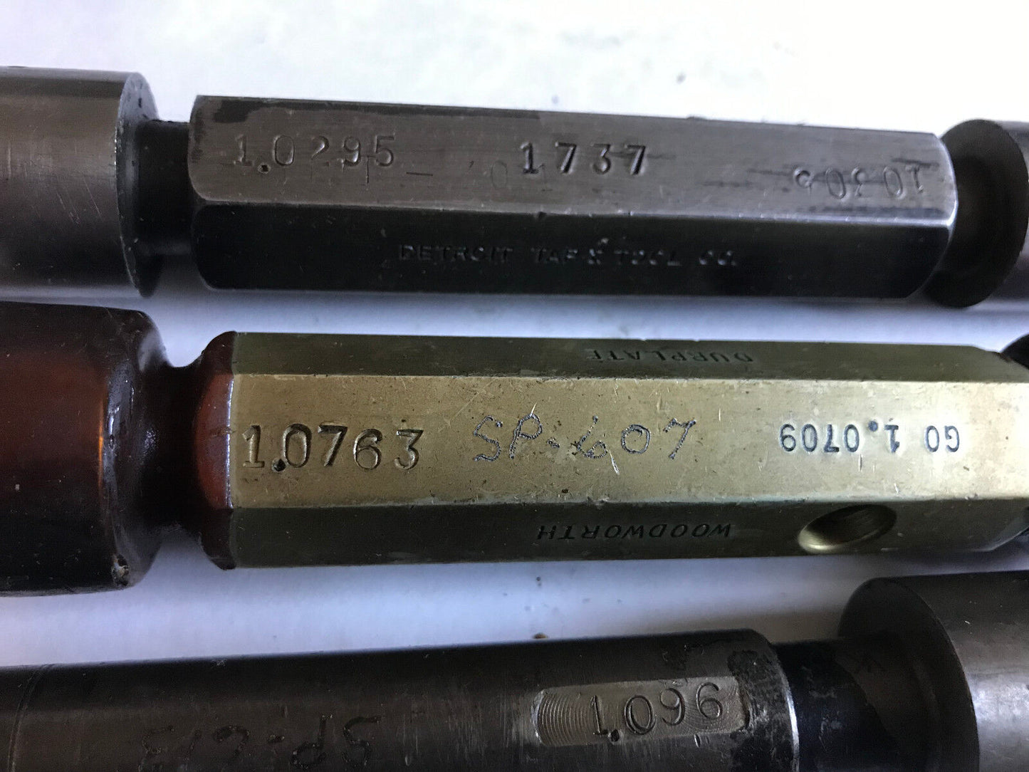 Lot The Pipe Machinery Go No Go Plug Gage 1.0709,1.0763,1.0305,1.0295,1.096,Sh