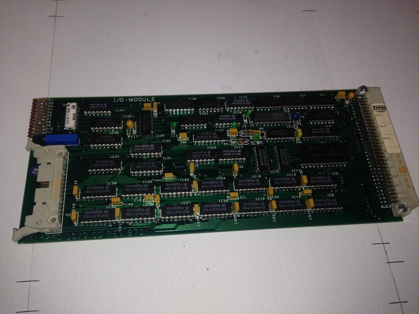 New Atlas Copco 4240 0070 00 Rev 8701 Terpo I/O Module,4240007000,Fj
