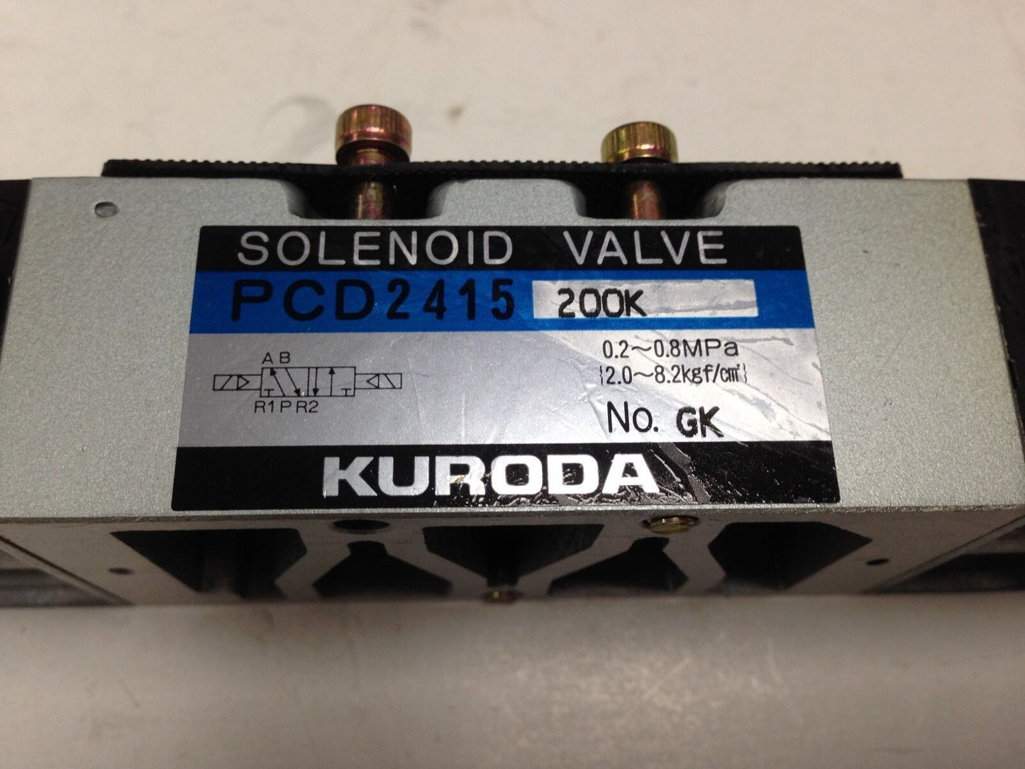 New Kuroda Pcd2415 200K Pcd2415-Nb-200Gk Solenoid Valve No. Gk,Dl