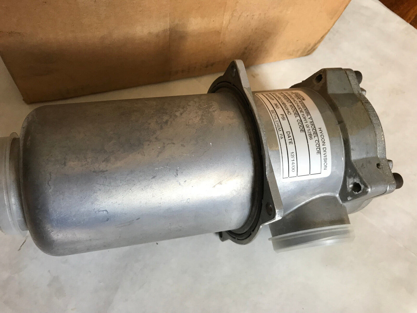 Hydac Rfbn 3Hc240de10h1.0/12B6,Filter W/ 0240R010bn3hc Element 360Psi,23/00,Ax